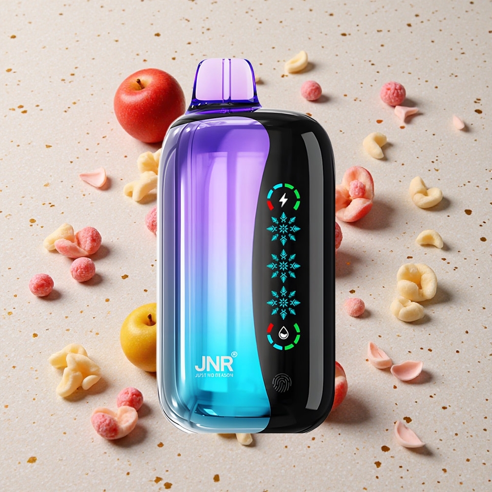 JNR Flex Ice 21000 Puffs Jednorázová Vape Směs Bobulí Nastavitelný Ice 1.2 Ohm Dual Mesh