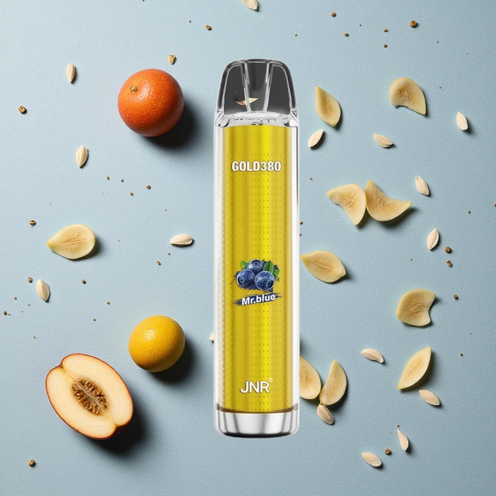 JNR Gold380 6000 Puffs 13ml Kapacita e-Liquidu Jednorázová Vape Modrý