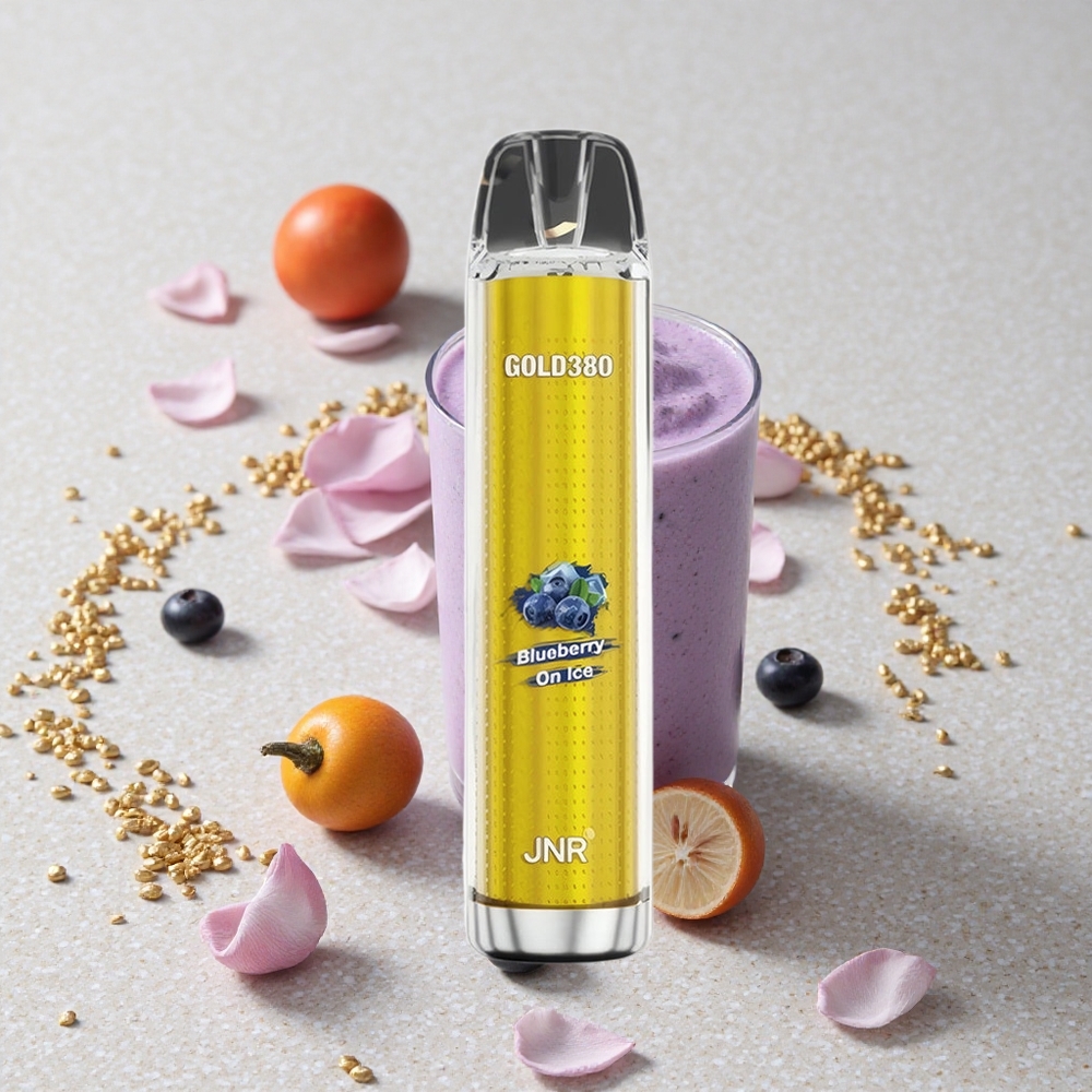 JNR Gold380 6000 Puffs Jednorázová Vape Borůvka na Ledu 1500mAh 13ml