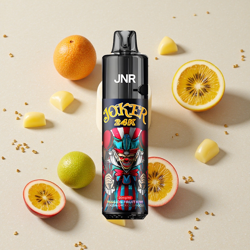 JNR Joker 24000 Puffs Jednorázová Vape Maracuja Kiwi 2% Obsah Nikotinu 800mAh Baterie