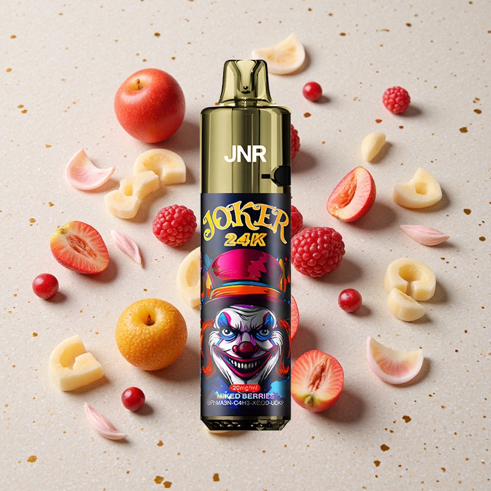 JNR Joker 24000 Puffs Jednorázová Vape Směs Bobulí 2% Nikotinu 800mAh Baterie