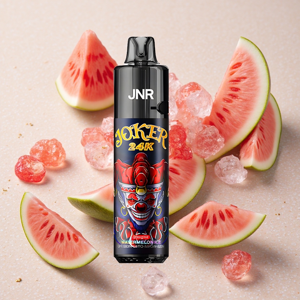 JNR Joker 24000 Puffs Vodní Meloun Led 2% Nikotinu 800mAh Baterie