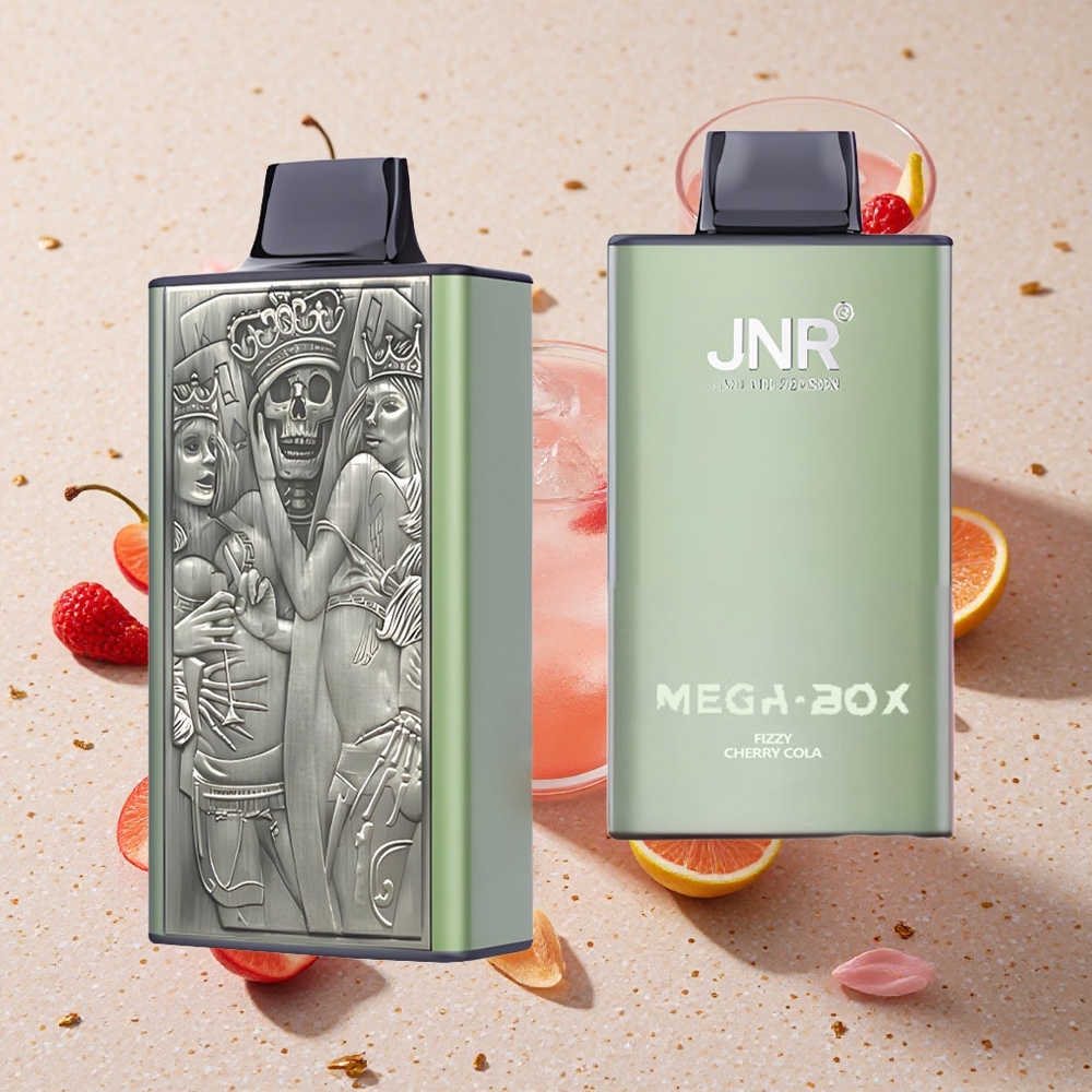 JNR Mega Box 25000 Puffs Fizz Cherry Cola 30ml e-kapalina 2% Nikotinu