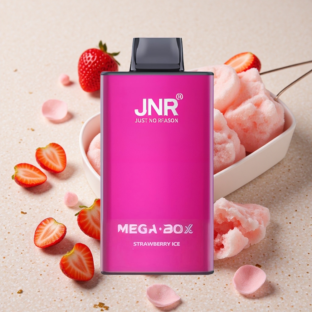 JNR Mega Box 25000 Puffs Jahodový led 30ml kapalina 850mAh baterie