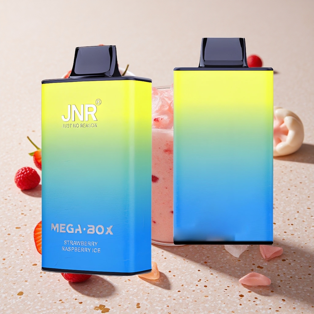JNR Mega Box 25000 Puffs Jednorázová Vape Jahoda Malina Led 30ml 850mAh
