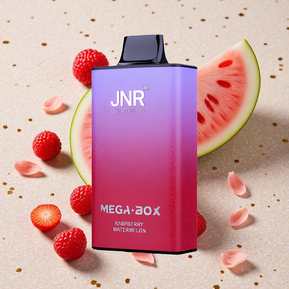 JNR Mega Box 25000 Puffs Jednorázová Vape Malina Vodní Meloun 30ml Kapalina 850mAh Baterie