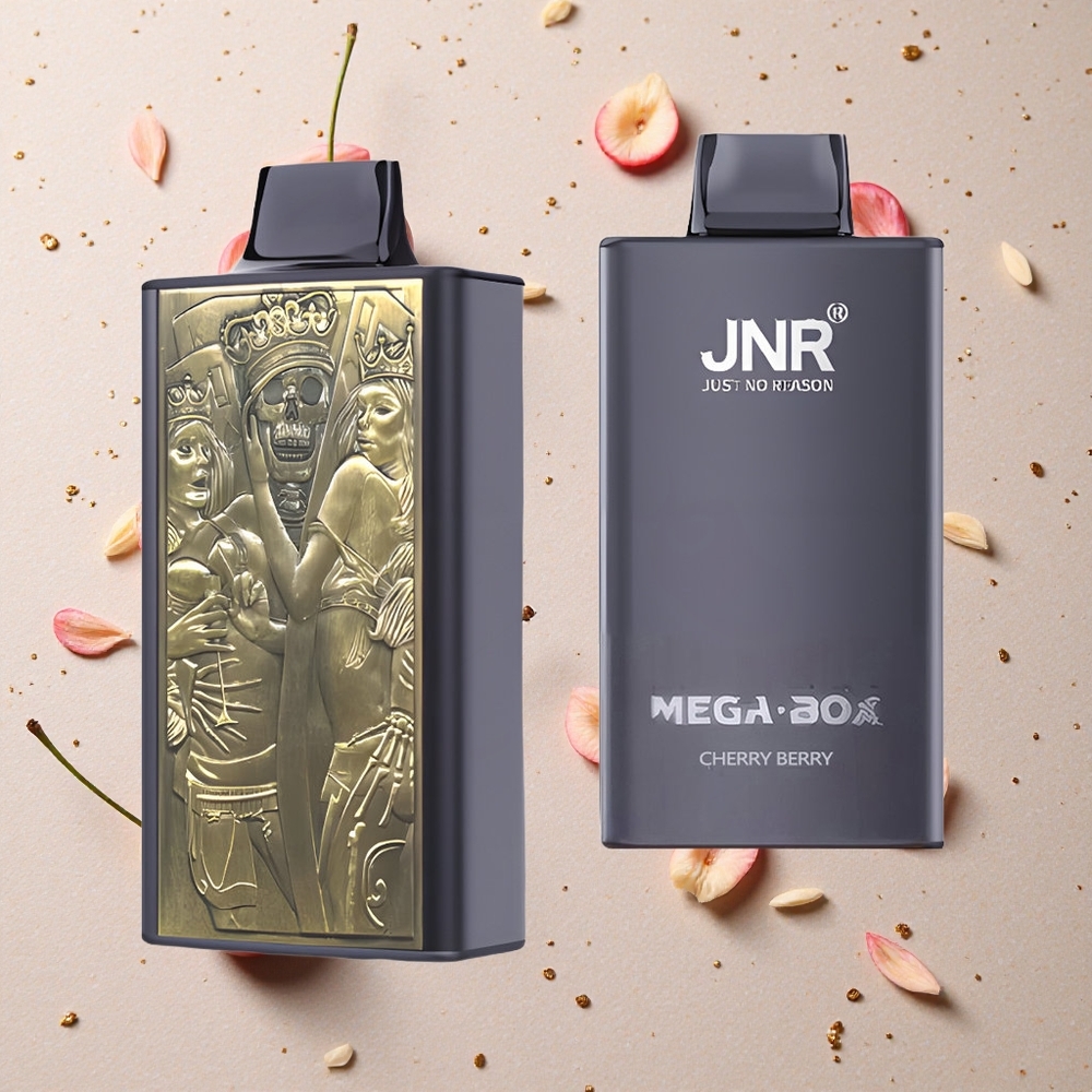 JNR Mega Box 25000 Puffs Jednorázová Vape Třešeň-Borůvka 30ml Kapacita & 850mAh Baterie