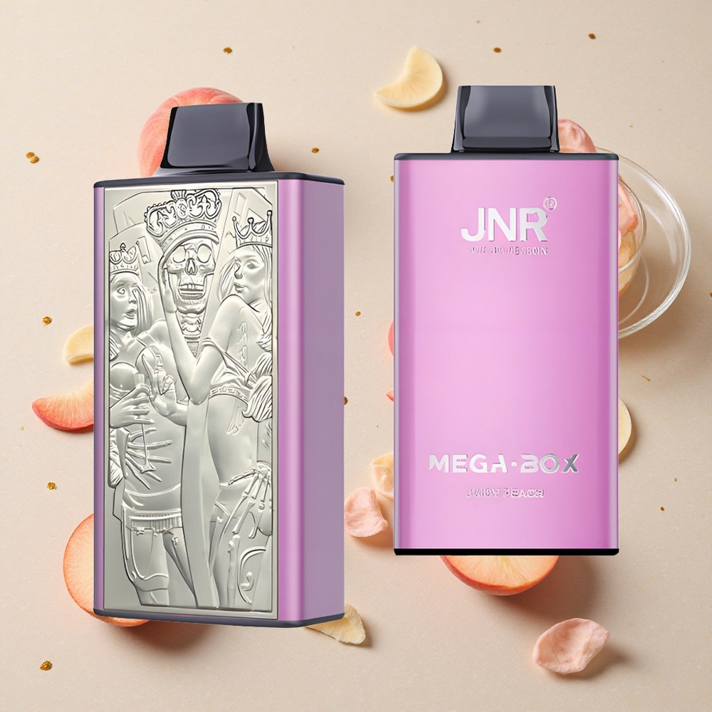 JNR Mega Box 25000 Puffs Jednorázová Vape Šťavnatá broskev 30ml Kapalina 850mAh Baterie
