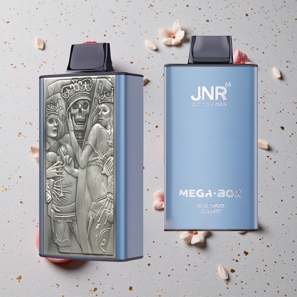 JNR Mega Box 25000 Puffs Modrá Malina Třešeň 30ml 850mAh
