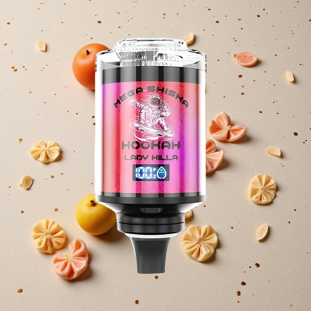 JNR Mega Shisha Hookah 100K 100000 Puffs 60ml kapacita e-liquidu Lady Killa