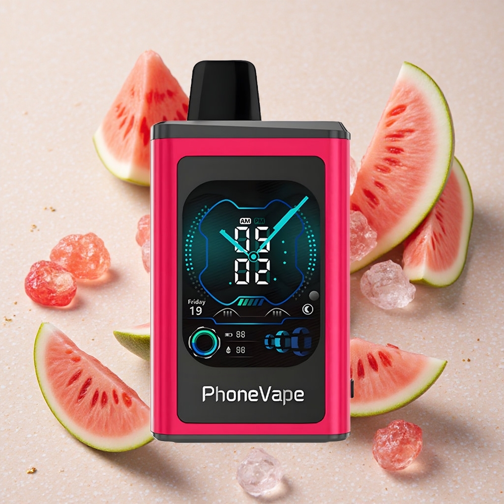 JNR PhoneVape 30000 Puffs Vodní Meloun Led 850mAh Turbo Režim