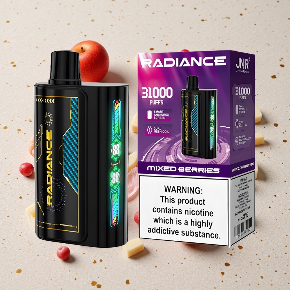 JNR Radiance 31000 Puffs 28ml Směs Bobulí Duální Síťové Cívky