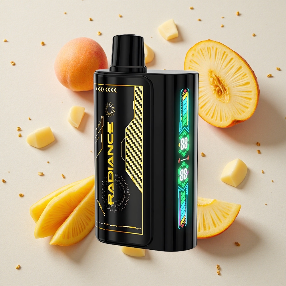 JNR Radiance 31000 Puffs Broskve Mango Ananas 28ml E-liquid 950 mAh Baterie