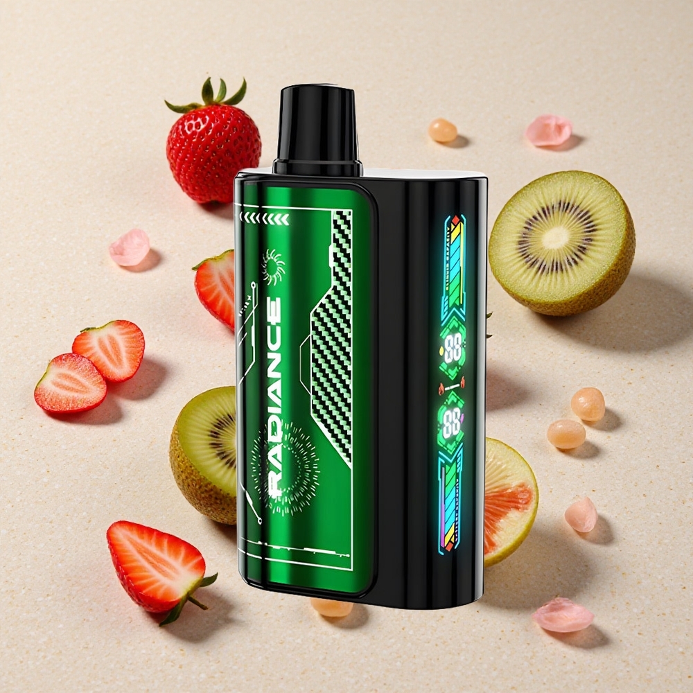 JNR Radiance 31000 Puffs Jahoda Kiwi 28ml E-liquid Dual Mesh Coil