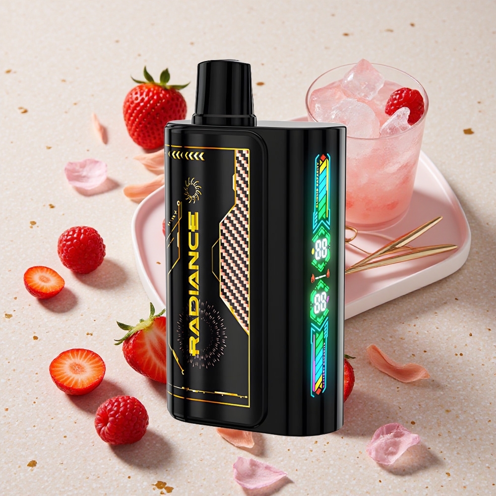 JNR Radiance 31000 Puffs Jahoda Malina Višeň Led 28ml E-liquid 950 mAh Baterie