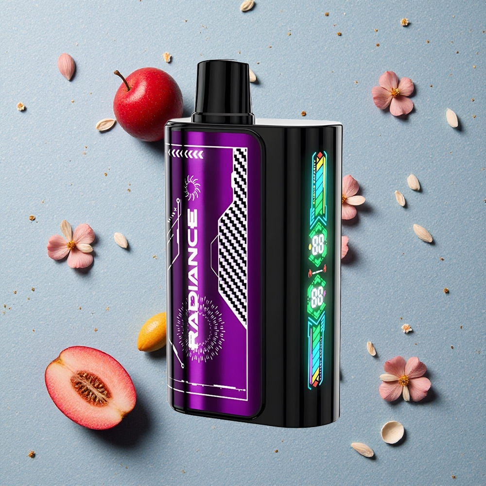 JNR Radiance 31000 Puffs Modrá Malina Třešeň 28ml E-liquid 950 mAh Baterie