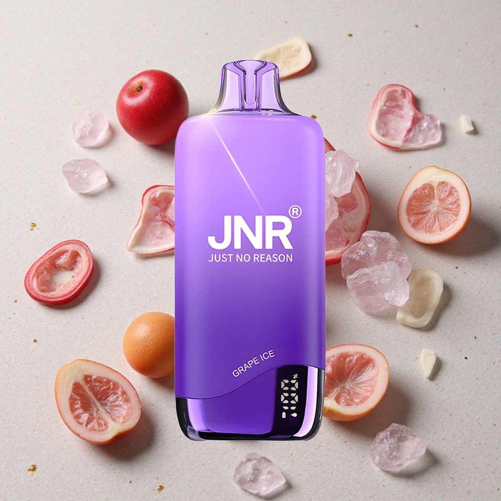 JNR Rainbow 10500 Pota Jednorázová Vape Ledová Hroznová 18ml 600mAh