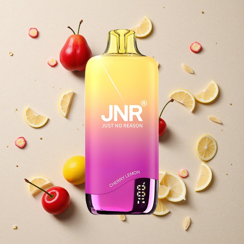 JNR Rainbow 10500 Puffs Cherry Lemon Jednorázová Vape 600mAh 18ml