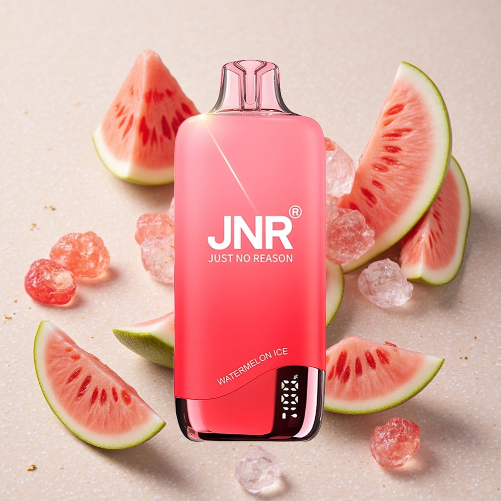 JNR Rainbow 10500 Puffs Dispozabilní Vape Melounový Led 18ml Nádrž 0.8ohm Síťová Cívka