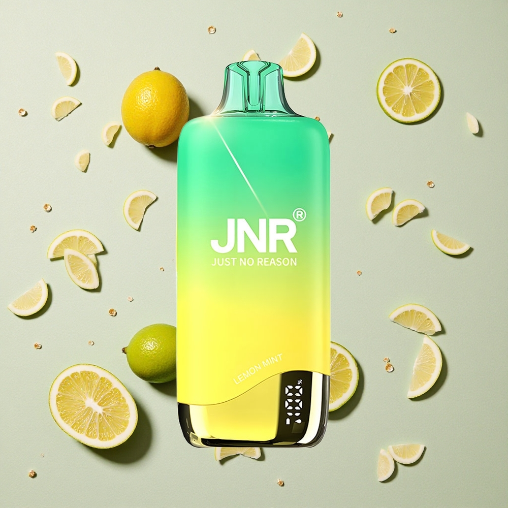 JNR Rainbow 10500 Puffs Jednorázová Vape Citron Máta 18ml Nádrž a 0.8ohm Síťová Cívka