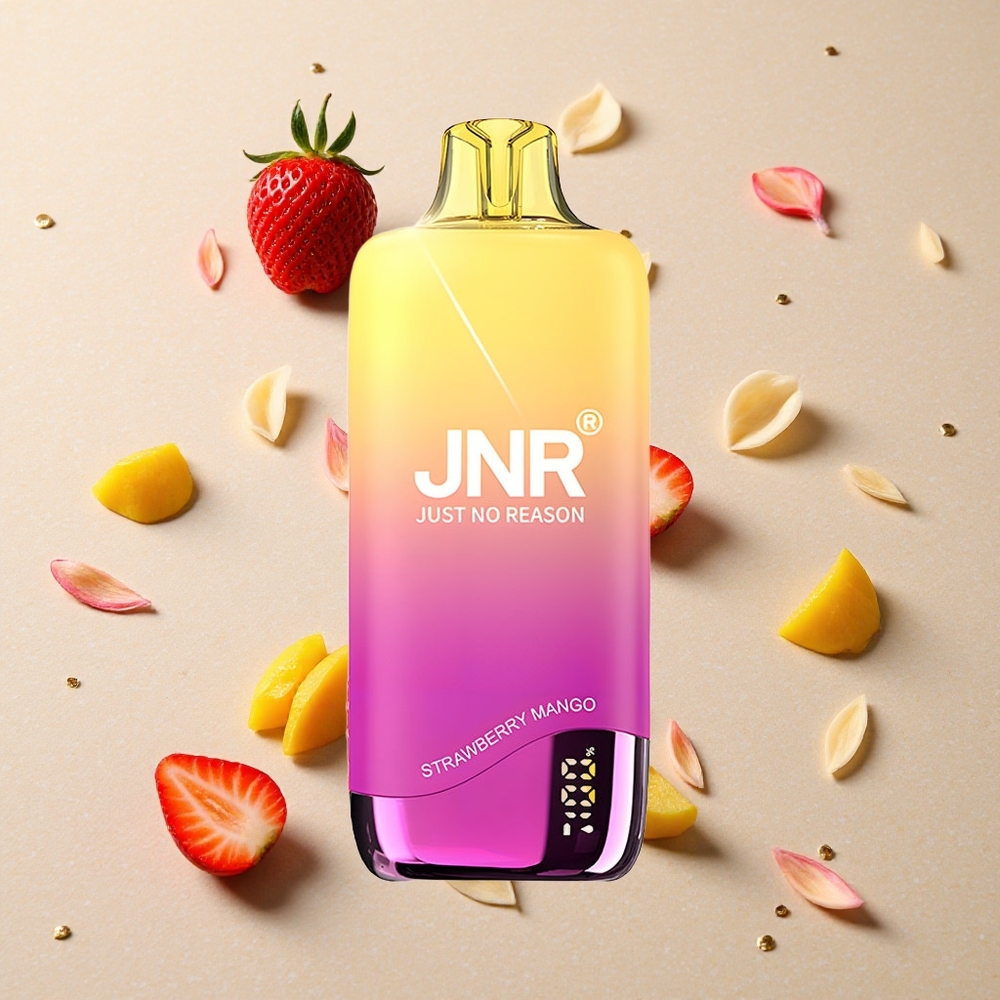 JNR Rainbow 10500 Puffs Jednorázová Vape Jahoda Mango 18ml Nádrž na e-liquid 0.8ohm Síťové Cívky