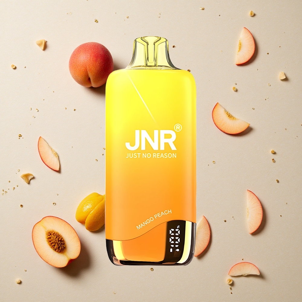 JNR Rainbow 10500 Puffs Jednorázová Vape Mango Broskvová 18ml 0.8ohm Mesh
