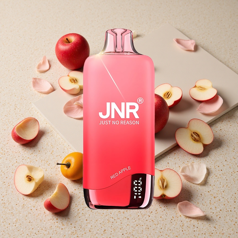 JNR Rainbow 10500 Puffs Jednorázová Vape Červené jablko 18ml 0.8ohm