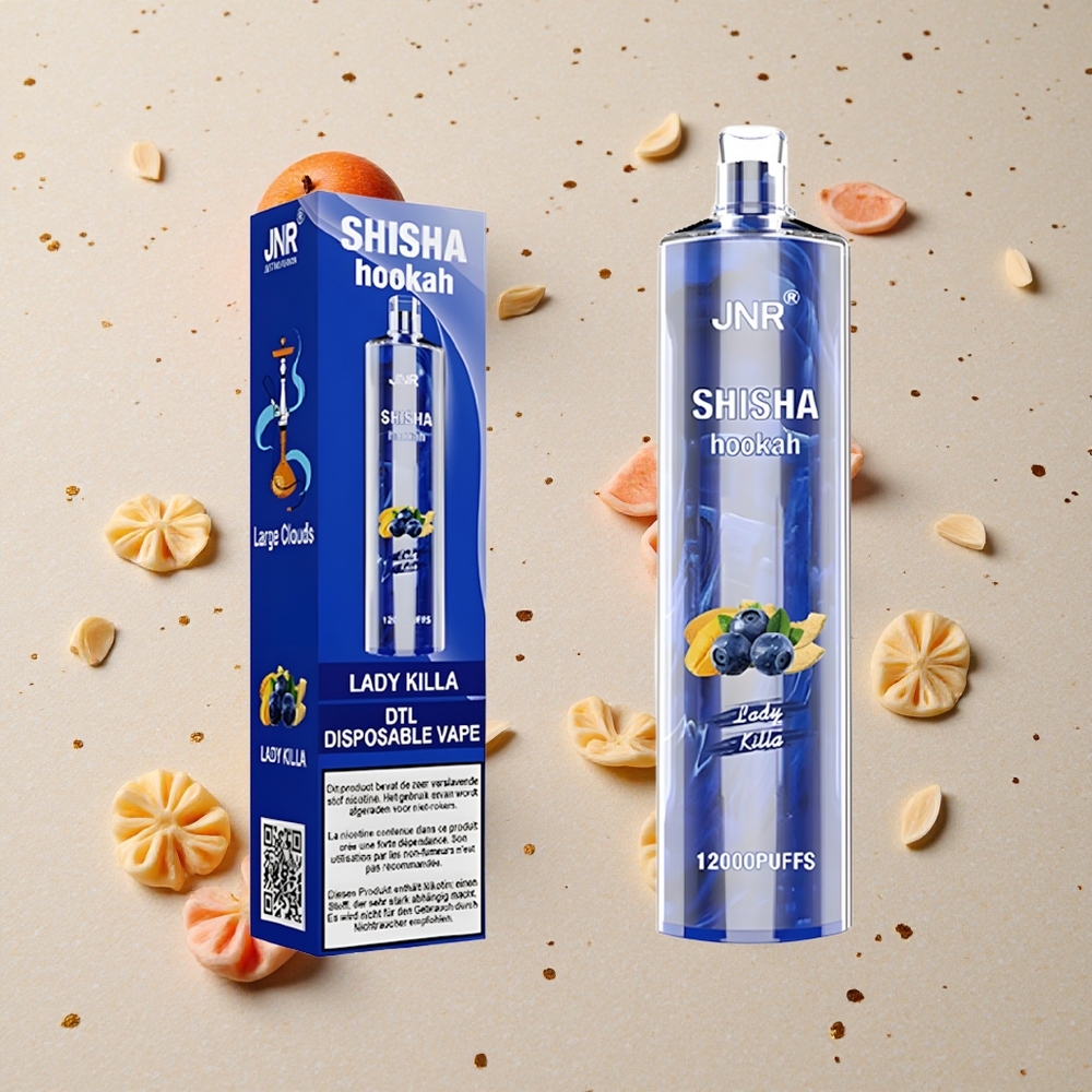 JNR Shisha Hookah 12000 Puffs Lady Killa 750mAh 24ml