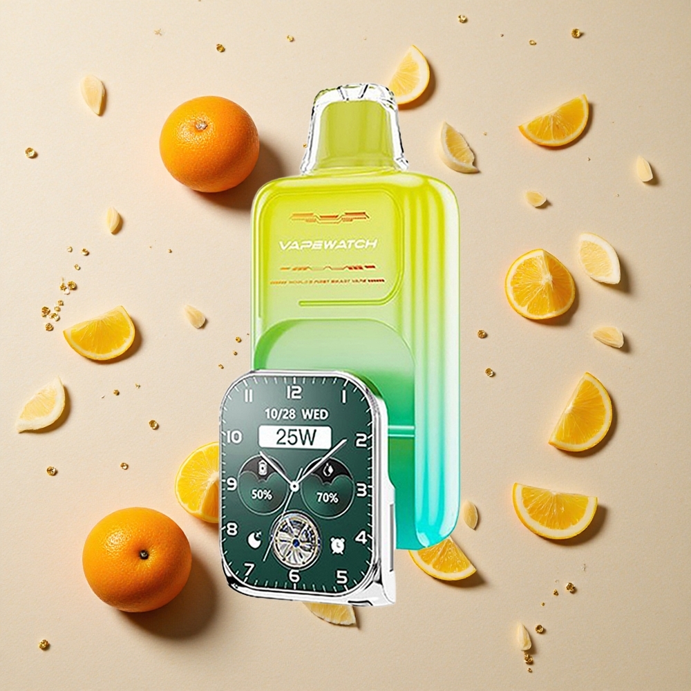 JNR Vape Watch 30000 Puffs Oranžová Mango Dual Mesh Coil 19mL