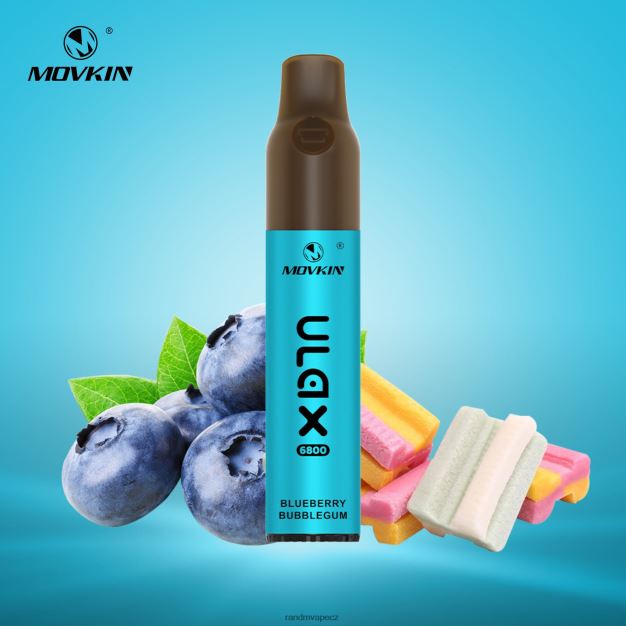 RandM Movkin Ulax 6800 (keramická cívka) dobíjecí jednorázové vape pod zařízení borůvková žvýkačka RandM vape official - 0244R67