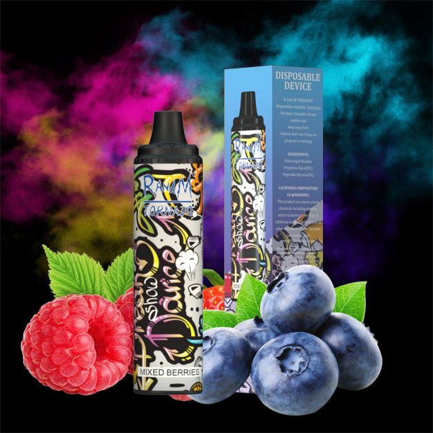RandM Tornado 6000 vape pod zařízení s ovládáním průtoku vzduchu 1ks energetický nápoj RandM tornado CZ - 0244R283