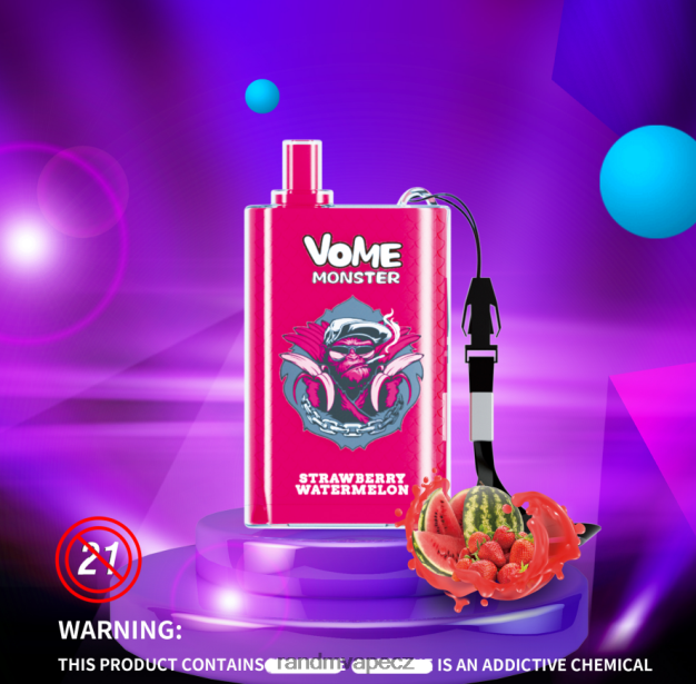 RandM Vome Monster 10000 vape pod zařízení s ovládáním průtoku vzduchu 1ks smíšené bobule RandM tornado cena - 0244R278