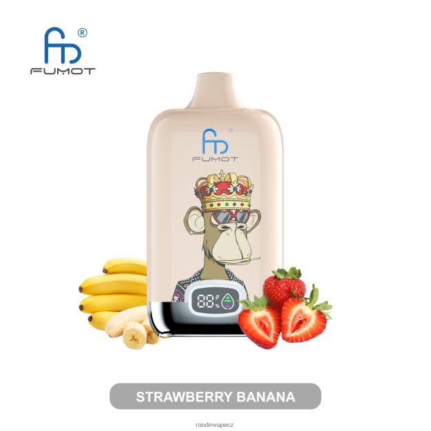 Fumot Original RandM Digital Box 12000 baterie a kapalný displej vape zařízení jahodový banán RandM tornado online shop - 0244R6