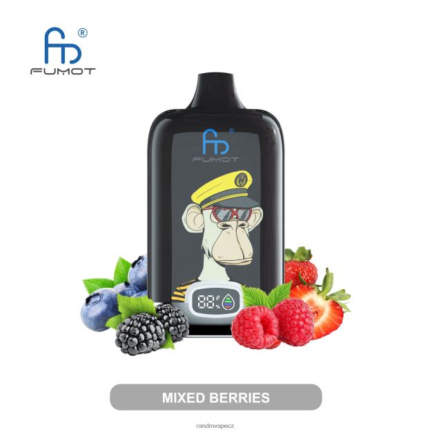 Fumot Original RandM Digital Box 12000 baterie a kapalný displej vape zařízení smíšené bobule RandM tornado CZ - 0244R13