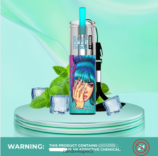 RandM Tornado 10000 plus zařízení na regulaci průtoku vzduchu 1ks borůvková žvýkačka RandM vape CZ - 0244R82