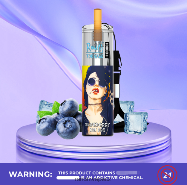 RandM Tornado 10000 plus zařízení na regulaci průtoku vzduchu 1ks broskev mango RandM vape website - 0244R85