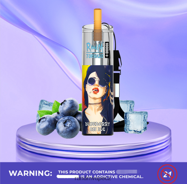RandM Tornado 10000 plus zařízení na regulaci průtoku vzduchu 1ks broskev mango RandM vape website - 0244R85