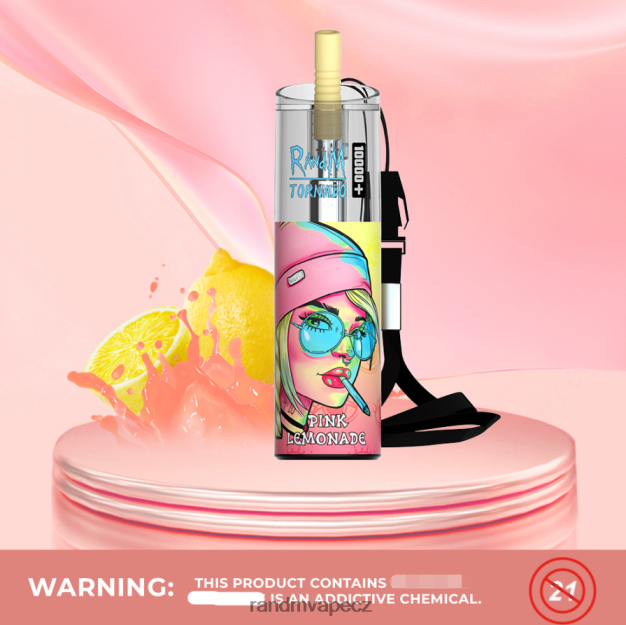 RandM Tornado 10000 plus zařízení na regulaci průtoku vzduchu 1ks broskev mango RandM vape website - 0244R85