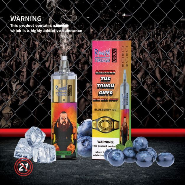 RandM Tornado Zařízení pro regulaci průtoku vzduchu 10000 vape 1ks borůvkový led RandM vape praha - 0244R104