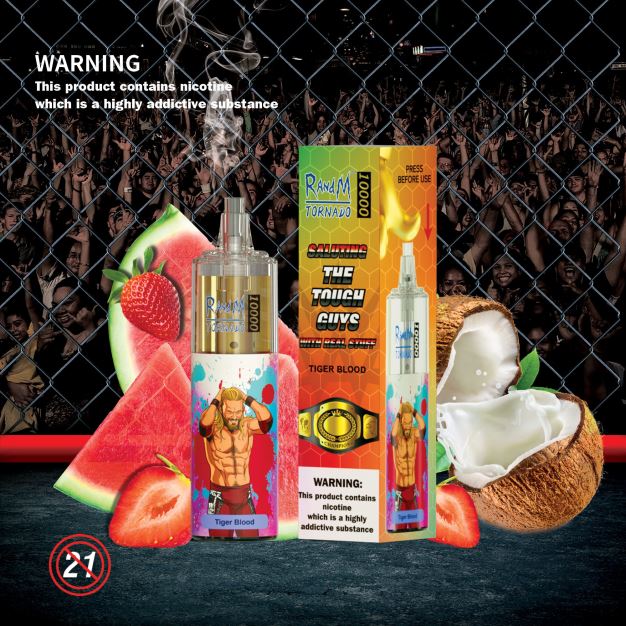 RandM Tornado Zařízení pro regulaci průtoku vzduchu 10000 vape 1ks borůvková třešeň RandM tornado CZ - 0244R103