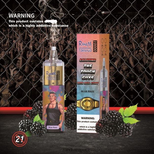 RandM Tornado Zařízení pro regulaci průtoku vzduchu 10000 vape 1ks borůvková třešeň RandM tornado CZ - 0244R103