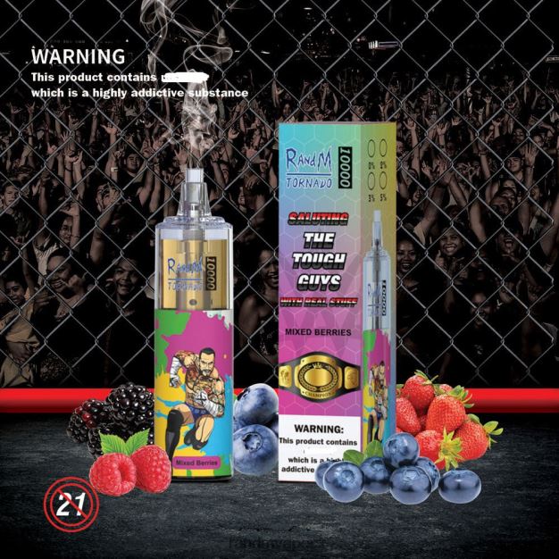 RandM Tornado Zařízení pro regulaci průtoku vzduchu 10000 vape 1ks borůvková třešeň RandM tornado CZ - 0244R103