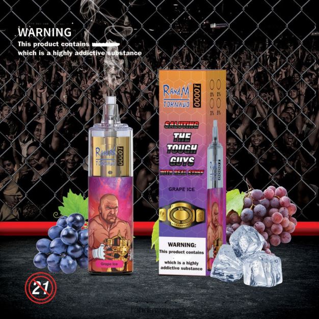 RandM Tornado Zařízení pro regulaci průtoku vzduchu 10000 vape 1ks hroznový led tornado vape praha - 0244R109