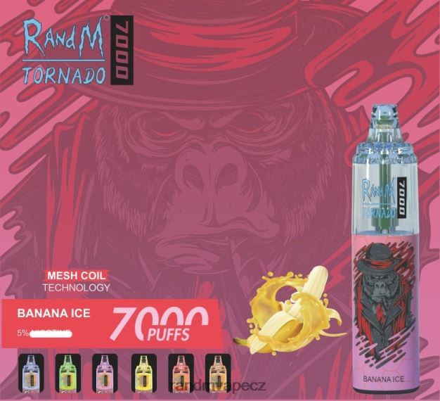 RandM Tornado 7000 airflow control vape zařízení 1ks růžová limonáda RandM vape praha - 0244R174