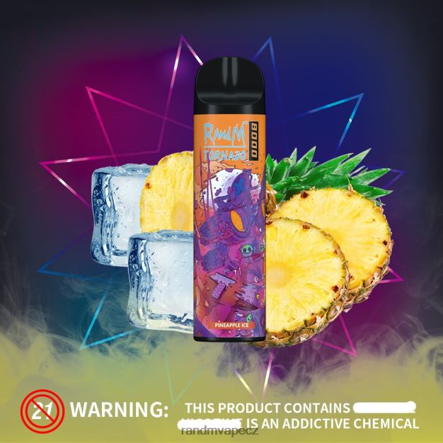 RandM Tornado 8000 airflow control vape zařízení 1ks banánový led RandM vape official - 0244R247