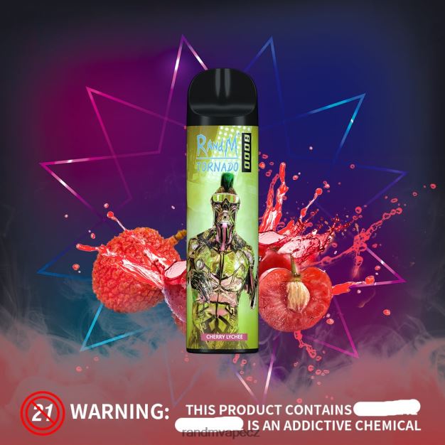 RandM Tornado 8000 airflow control vape zařízení 1ks banánový led RandM vape official - 0244R247