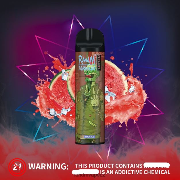 RandM Tornado 8000 airflow control vape zařízení 1ks granátové jablko led RandM tornado online shop - 0244R246
