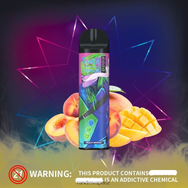 RandM Tornado 8000 airflow control vape zařízení 1ks granátové jablko led RandM tornado online shop - 0244R246