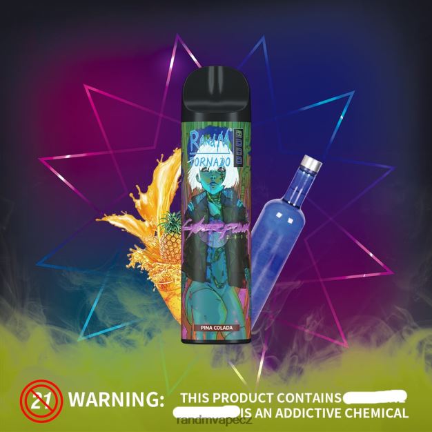 RandM Tornado 8000 airflow control vape zařízení 1ks granátové jablko led RandM tornado online shop - 0244R246